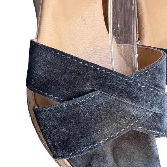 Cordani Candy Platform Cork Wedge Open-Toe Sandal Navy Blue EU Size 37 - Picture 8 of 16